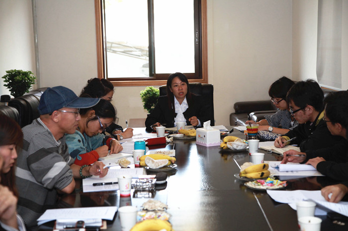 公司黨委副書記、紀(jì)委書記吳倩總結(jié)發(fā)言